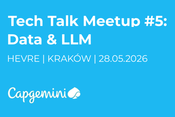 Banner Tech Talk | MeetUp Krakow #5: Data & LLM